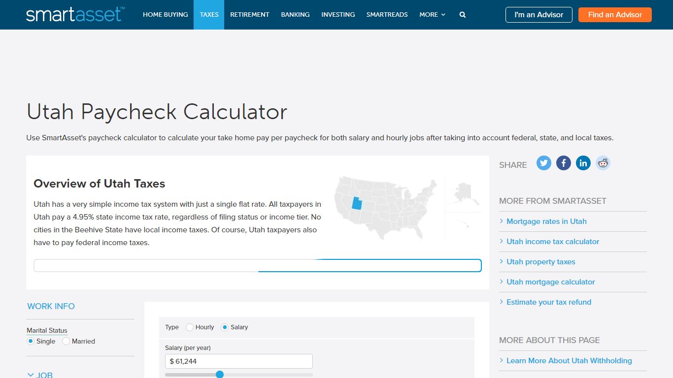 Utah Paycheck Calculator - SmartAsset